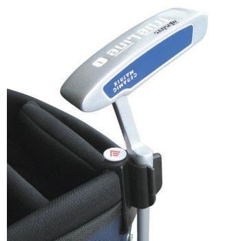 Masters Golf Putter Clip & Ball Marker, svart