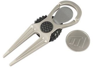 Masters Golf Masters Deluxe Pitchfork With Marker pitchfork, silver