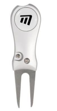 Masters Golf Masters Switchblade Style Pitchfork divot tool, silver