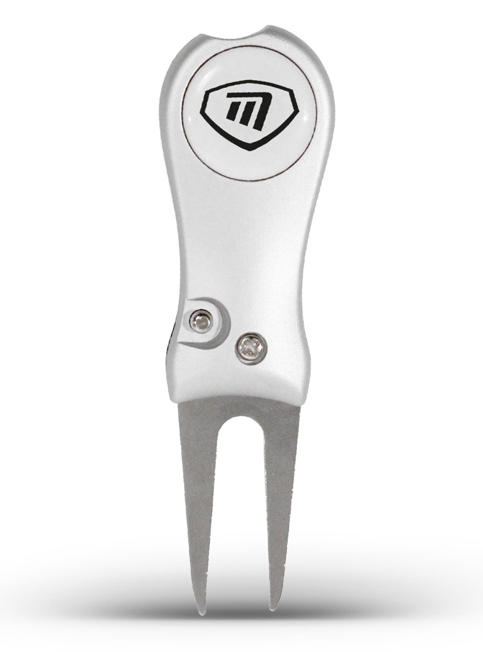 Masters Golf Switchblade Style Pitchfork divotverktyg, silver