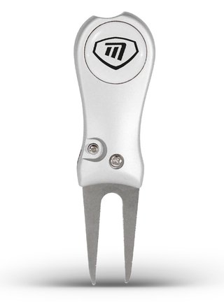 Masters Golf Switchblade Style Pitchfork divotverktyg, silver