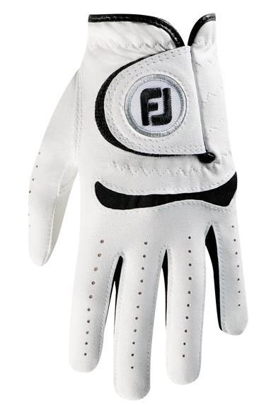 Footjoy FJ Junior 18 golfhandske, vit/svart