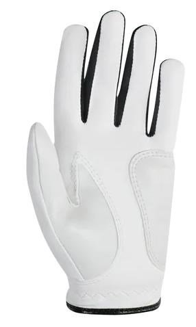 Footjoy FJ Junior 18 golfhandske, vit/svart