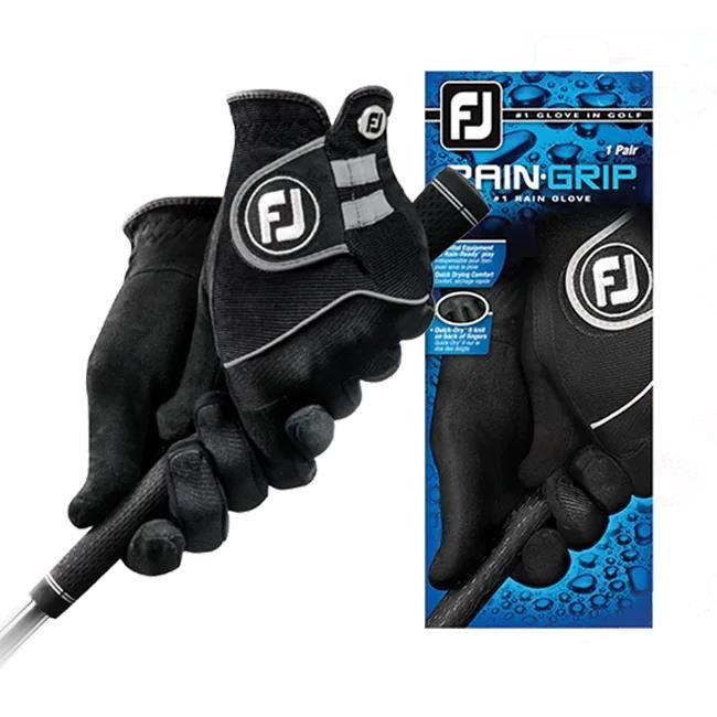 FootJoy RainGrip Pair damgolfhandskar, svart