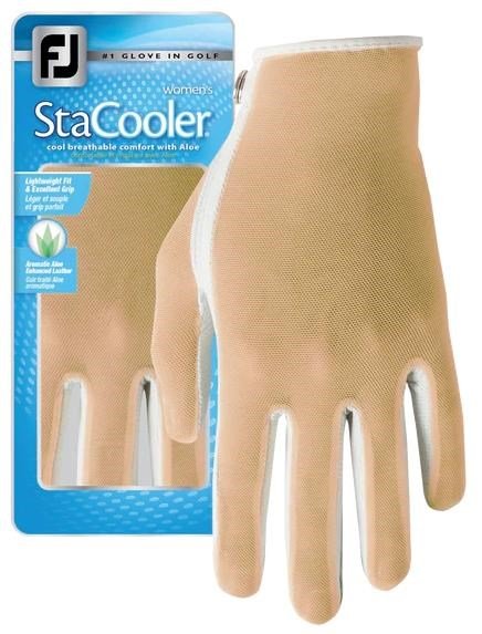 FootJoy StaCooler Assorted dam golfhandske, beige