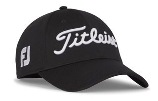 Titleist Tour Elite herr keps, svart/vit
