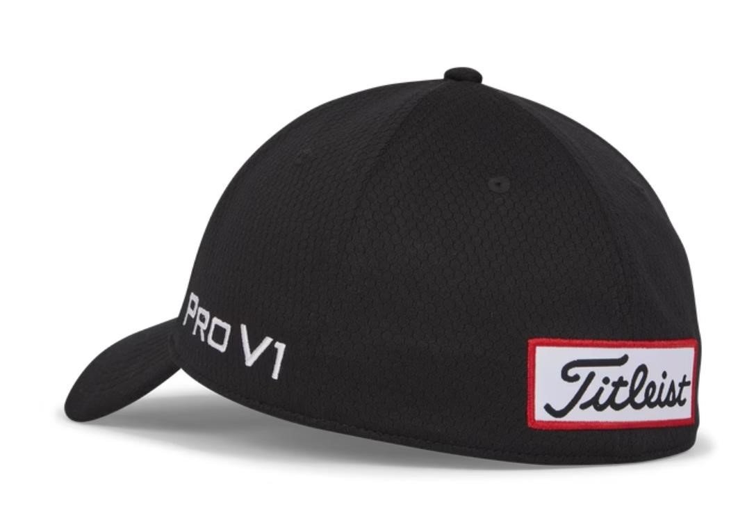 Titleist Tour Elite herr keps, svart/vit