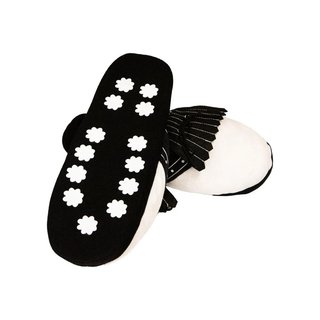 Longridge Golf Slippers golftofflor, svart/vit