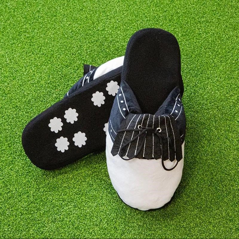 Longridge Golf Slippers golftofflor, svart/vit
