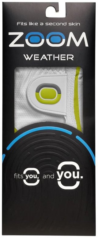 Zoom Zoom Weather damgolfhandske, vit/lime