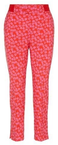 J.Lindeberg Gio Micro Stretch dambyxor, pop pink flower print