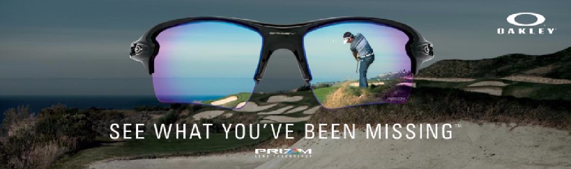 Visuell jämförelse med och utan Oakley Prizm-linser