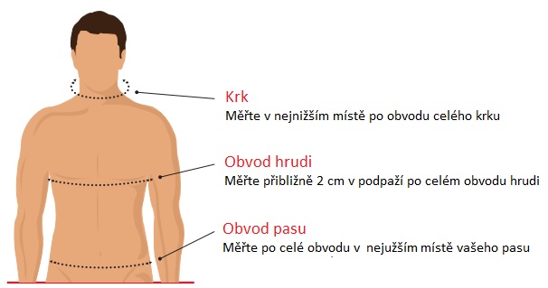 Callaway storleksguide pikétröja herrar — diagram över mätpunkter