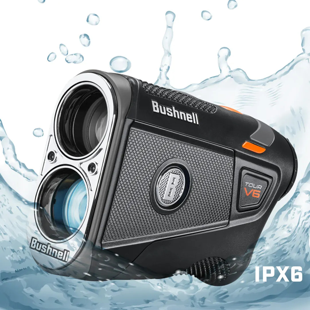 Bushnell Tour V6 IPX6 väderbeständig konstruktion