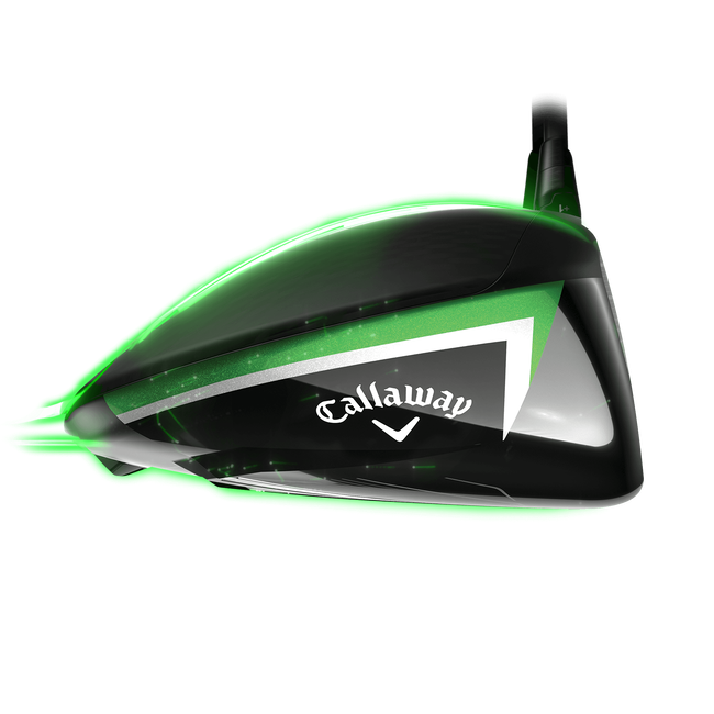 Callaway Elyte X aerodynamisk form för svinghastighet