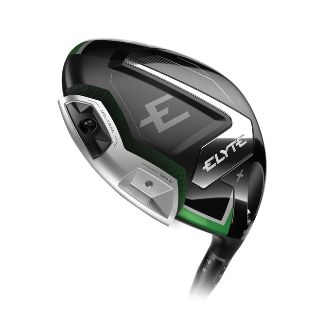 Callaway Elyte X diskret viktsystem neutrala och draw-inställningar