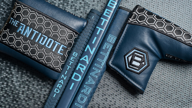 Bettinardi Antidote premium components – Chrome Tour Grade shaft, Lamkin grip, magnetic headcover