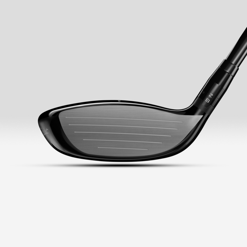 Diagram över djupare träffytedesign för GTS3 Fairway
