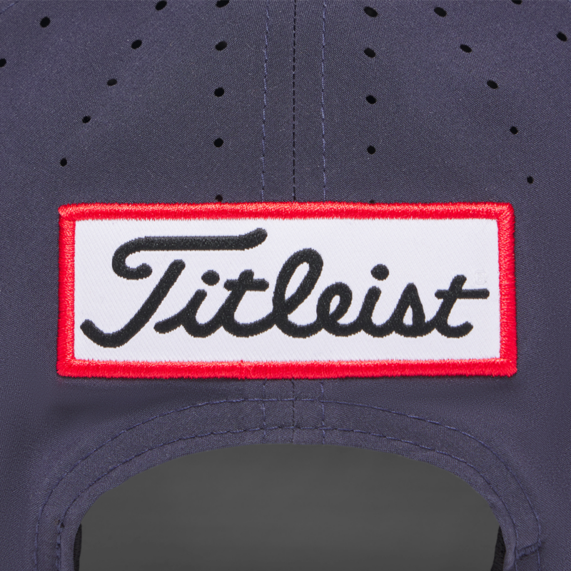 Tour-logotyper och märkesbroderi på Titleist Tour Breezer