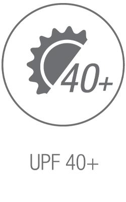 UPF 40+ solskydd-ikon
