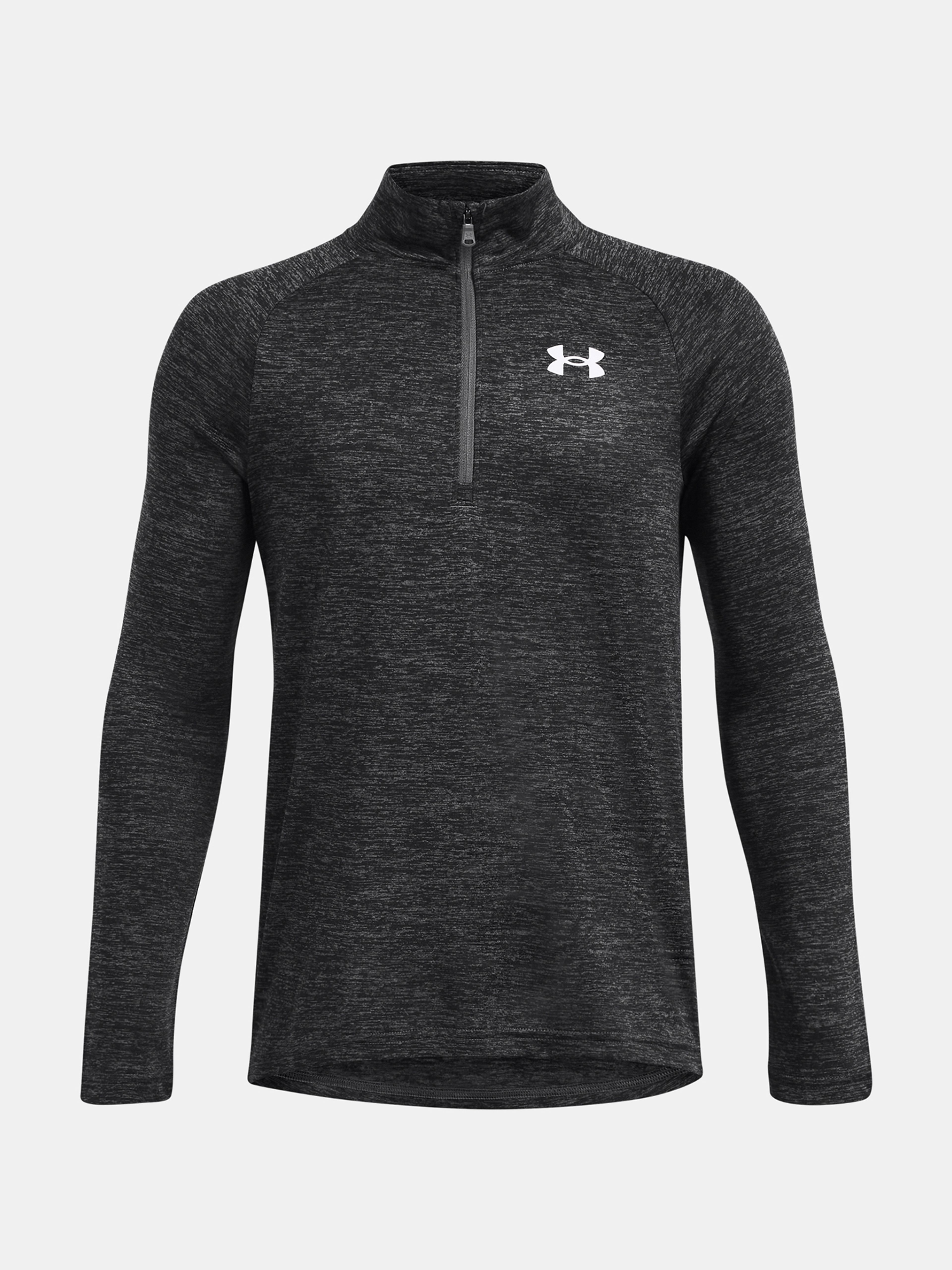 Under Armour Tech 2.0 1/2 Zip junior sweatshirt grå framifrån