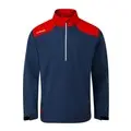 Ping AquaDrive Half-Zip-jacka i färgställningen Oxford Blue/Classic Red
