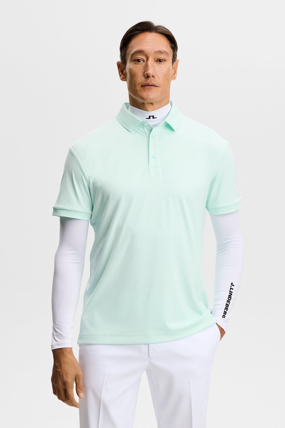 J.Lindeberg Tour Tech Polo Bay – prestandavy på banan