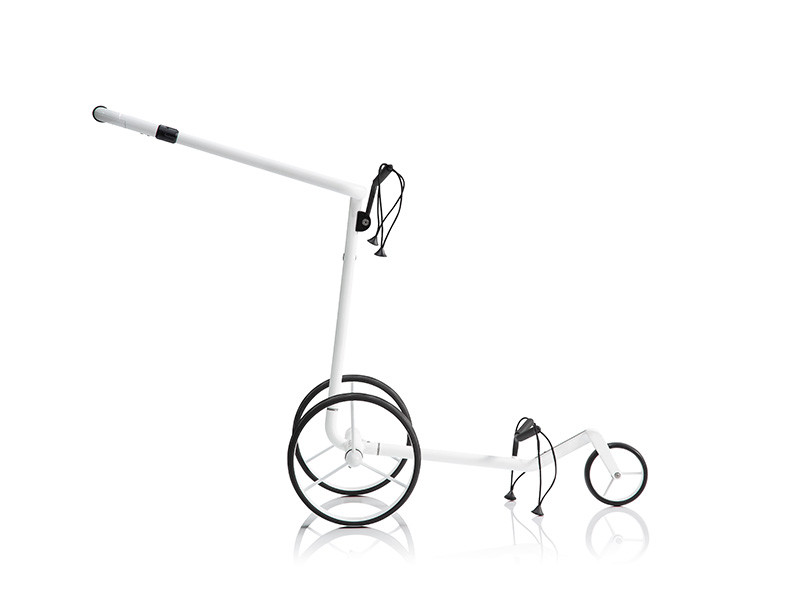 JuCad Carbon Travel Bianco SV 3.0 profilvy som visar batteriintegrering