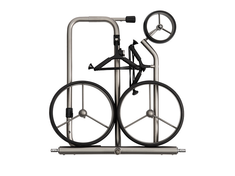 JuCad drive Stainless Steel kompakt transportstorlek 65x60x10 cm