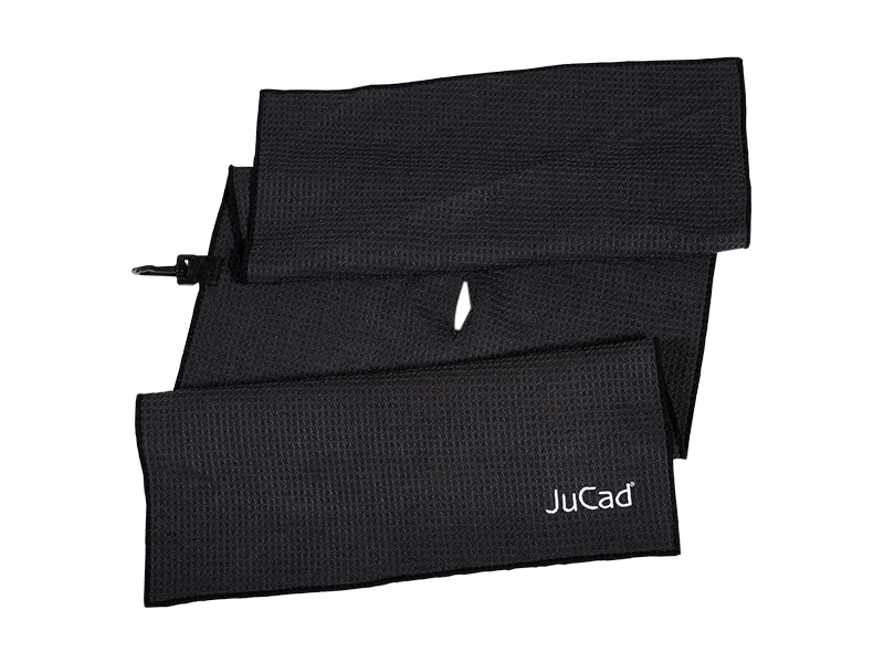 Närbild på JuCad funktionell handduk som visar våffelstrukturen