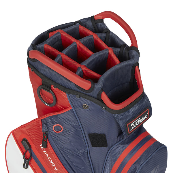 Titleist 14 StaDry vagnbag — 9 tillgängliga fickor och smart förvaring