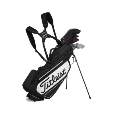 Titleist Premium StaDry bärbag — tour-inspirerad design i svart och vitt
