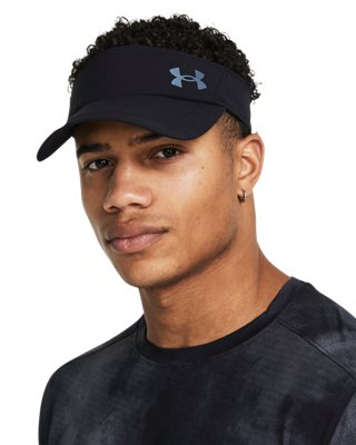 Under Armour Iso-Chill Launch skärmkeps – framifrån som visar Iso-Chill-svettbandet