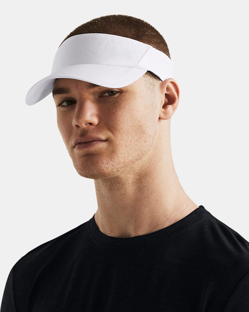 Under Armour Iso-Chill Launch Visor vit frontvy