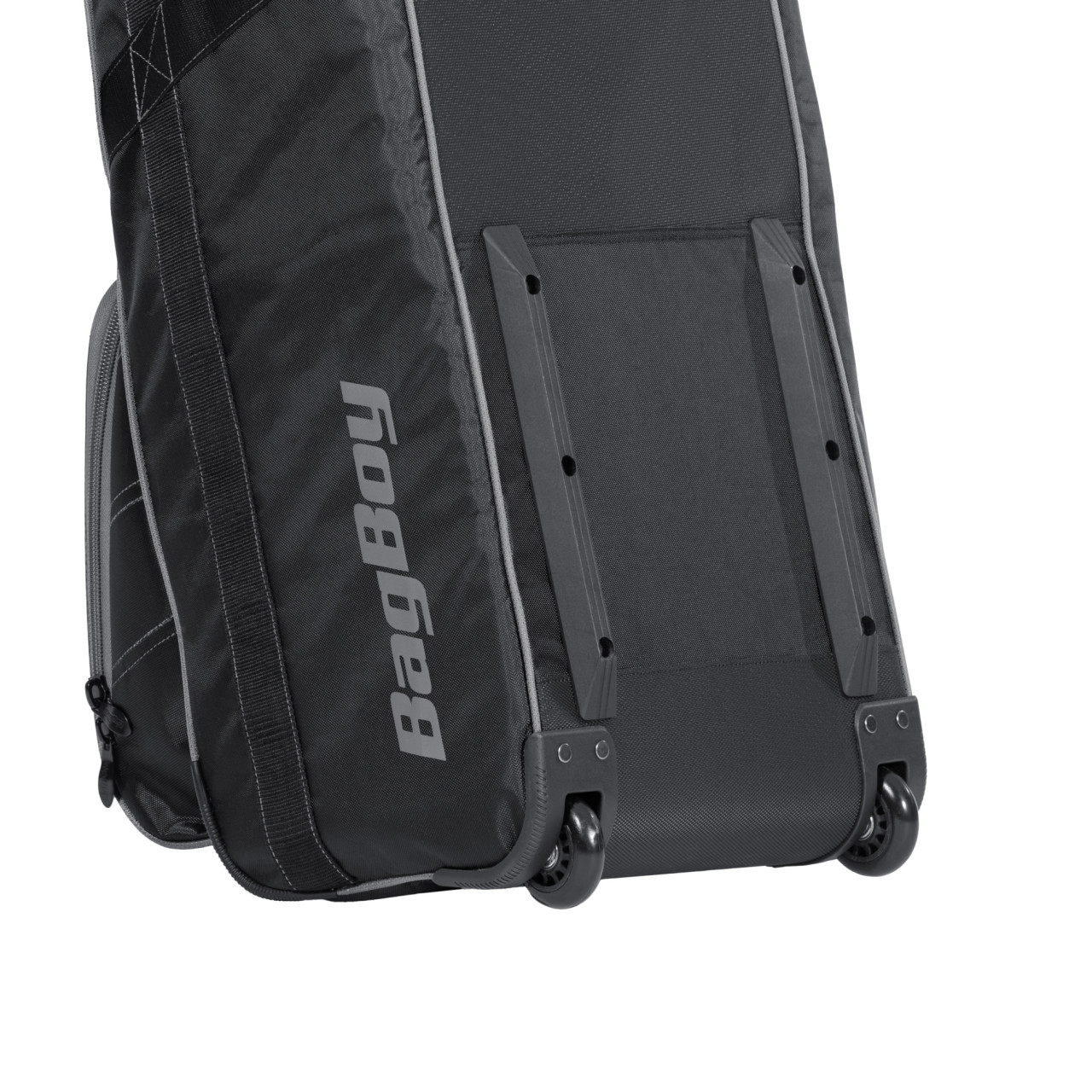 Bag Boy T-800 Travel Cover &mdash; deluxe skid bars on reverse
