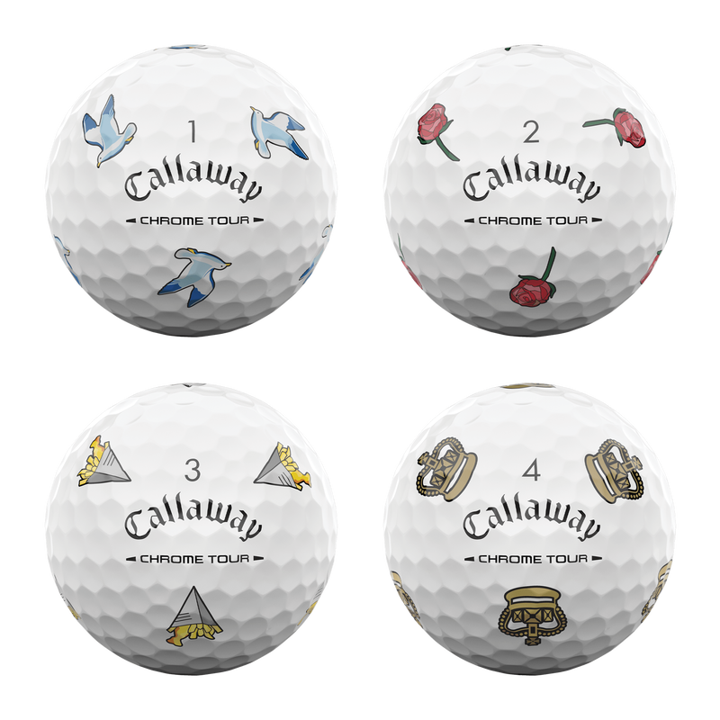 Callaway Chrome Tour July Major 2026 – kust- och linksdesign detalj