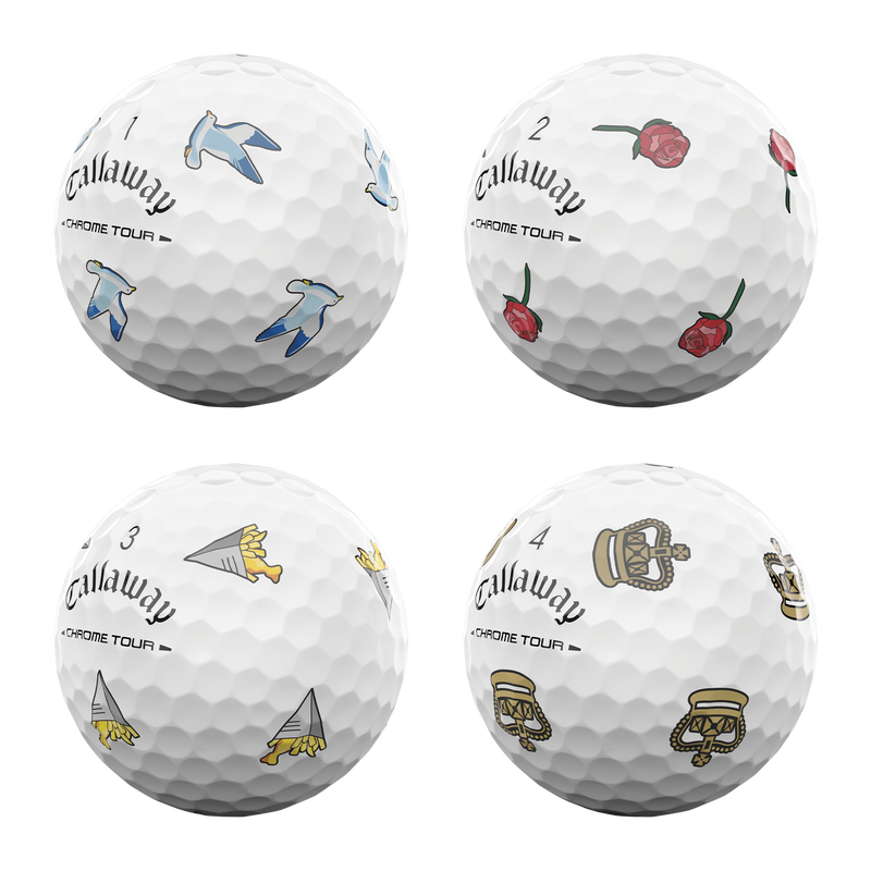 Callaway Chrome Tour July Major 2026 – Seamless Tour Aero dimple-mönster