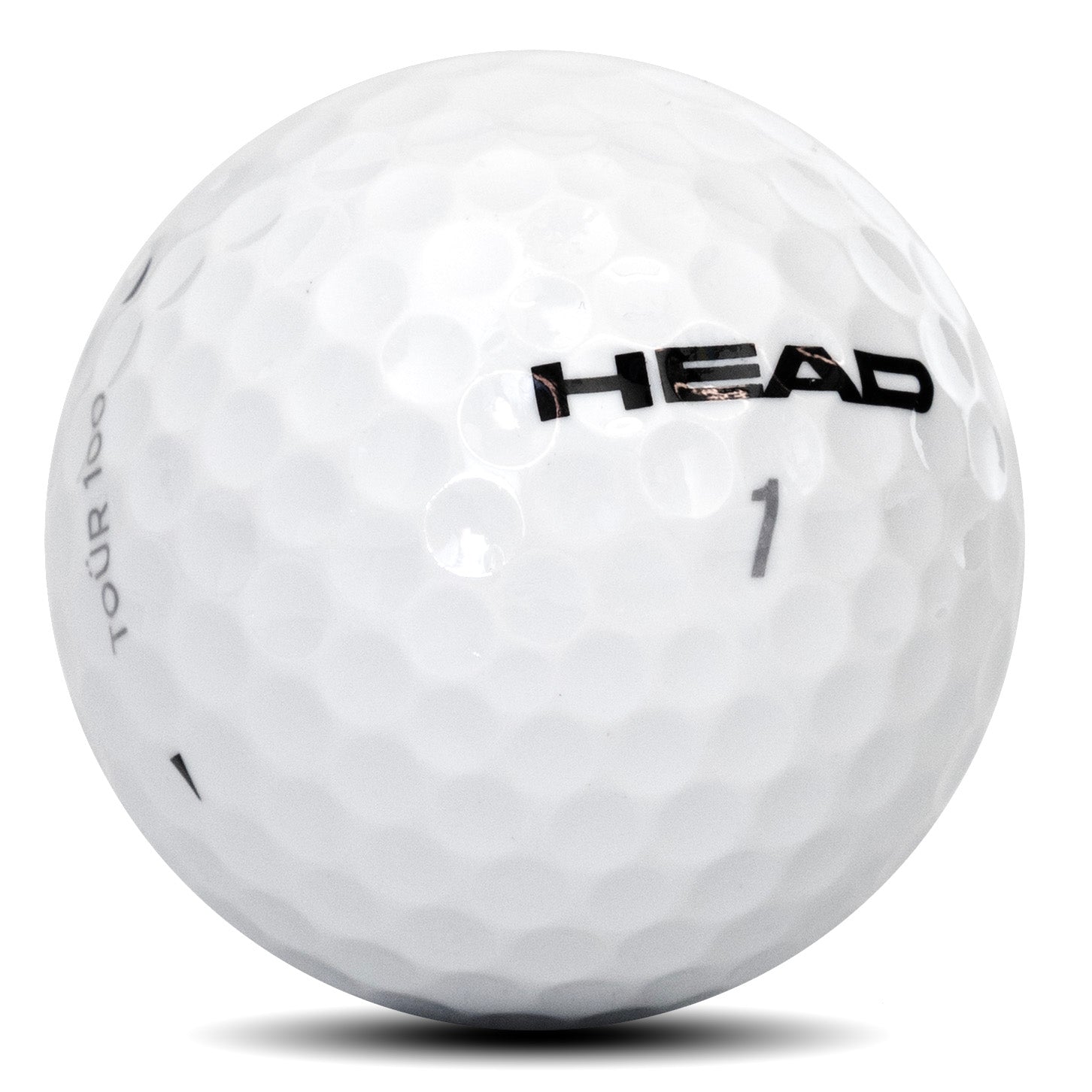 HEAD TOUR 100 golfboll som visar detalj av dimplem&ouml;nster