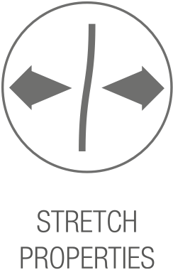 Stretch fabric technology for unrestricted golf swing movement