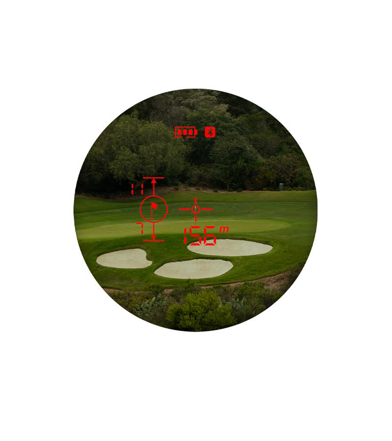 6x magnification viewfinder on Garmin Approach Z30