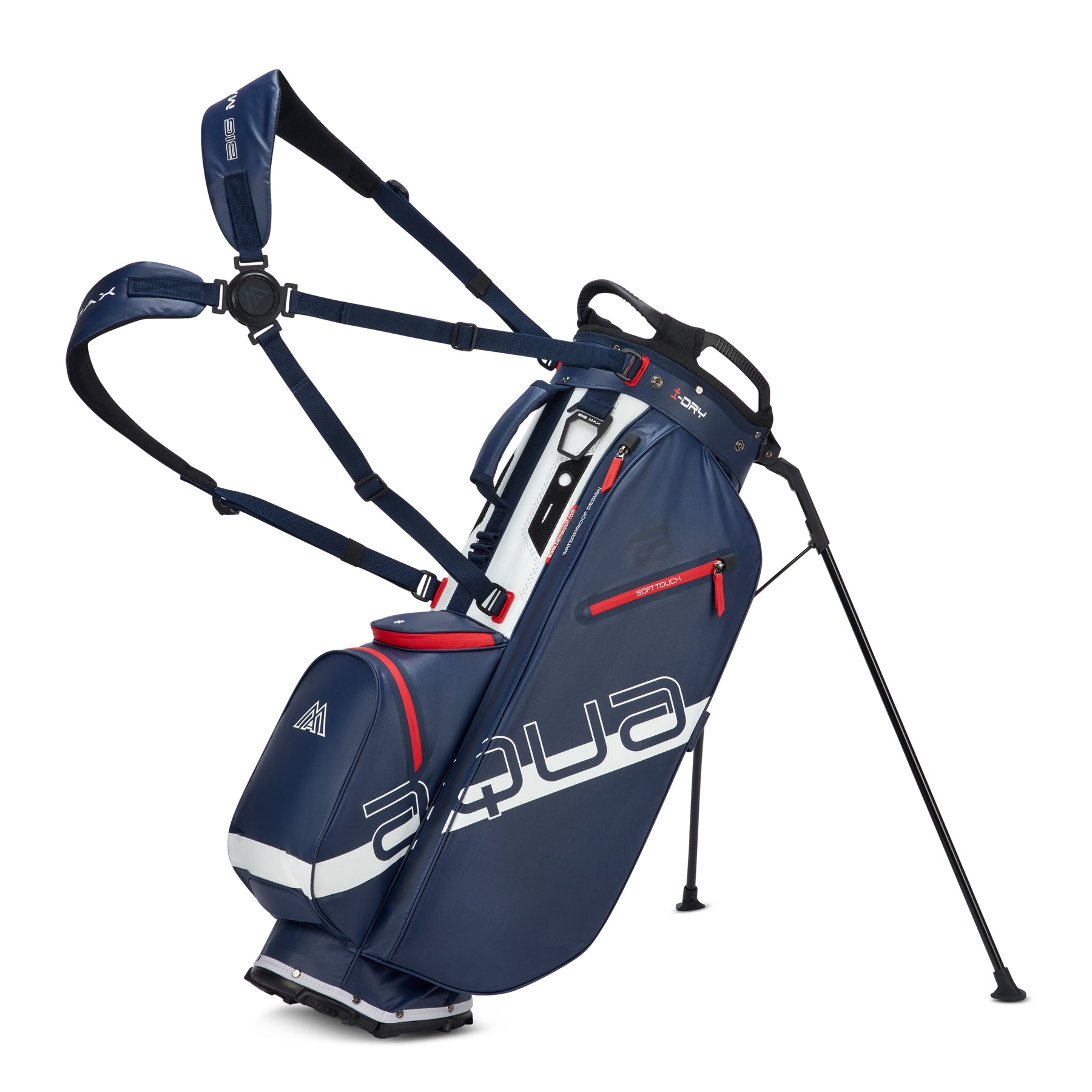 Big Max AQUA Eight H bärbag — ErgoFit Disc bärsystem detalj