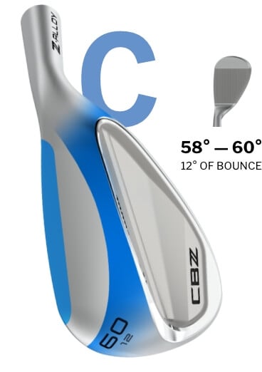 CBZ C-Grind Lob Wedge sole
