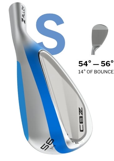 CBZ S-Grind Sand Wedge sole