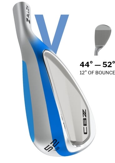 CBZ V-Grind Gap Wedge sole