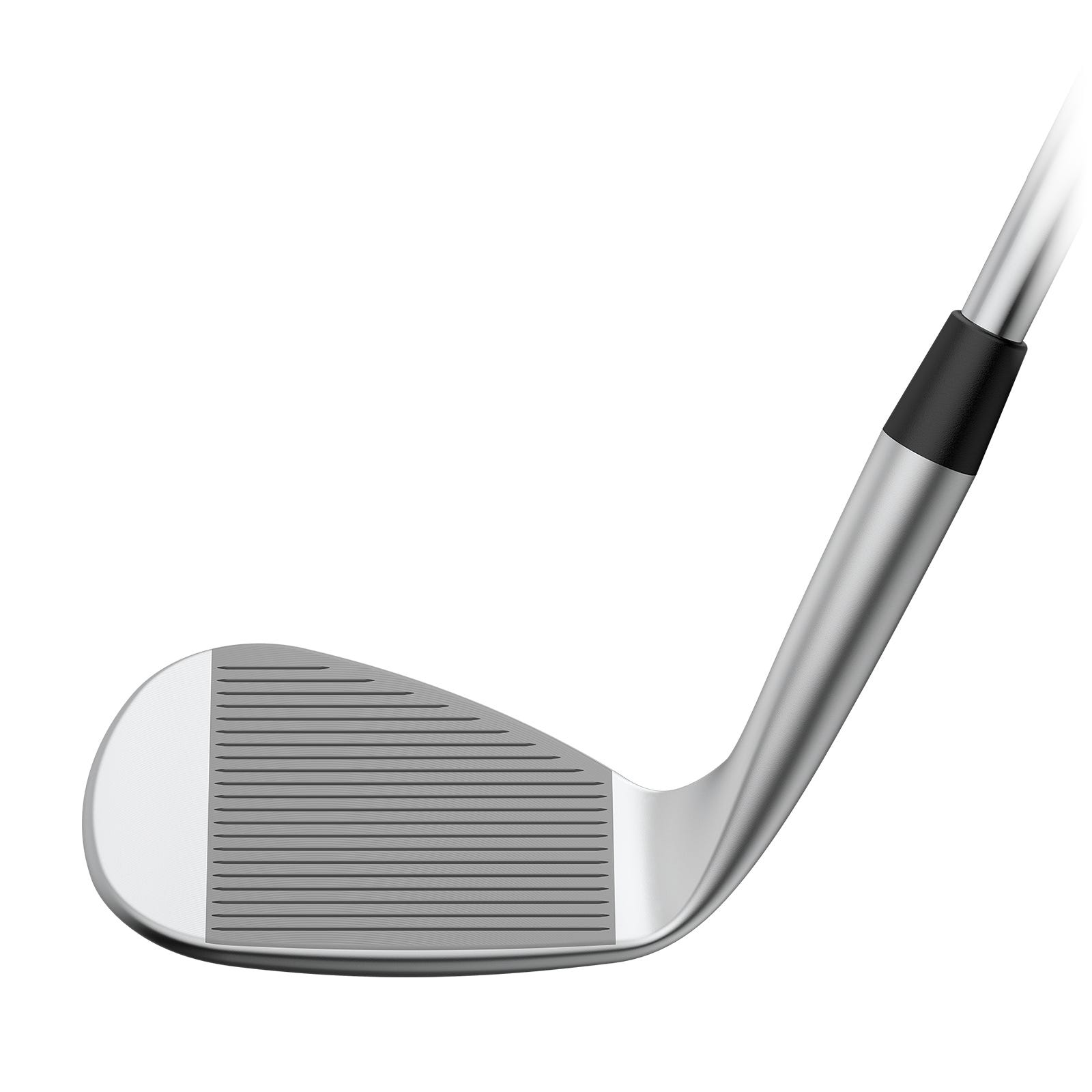 Ansiktsvy av Chrome s259 wedge som visar hjulskurna skåror och precisionsfräst yta