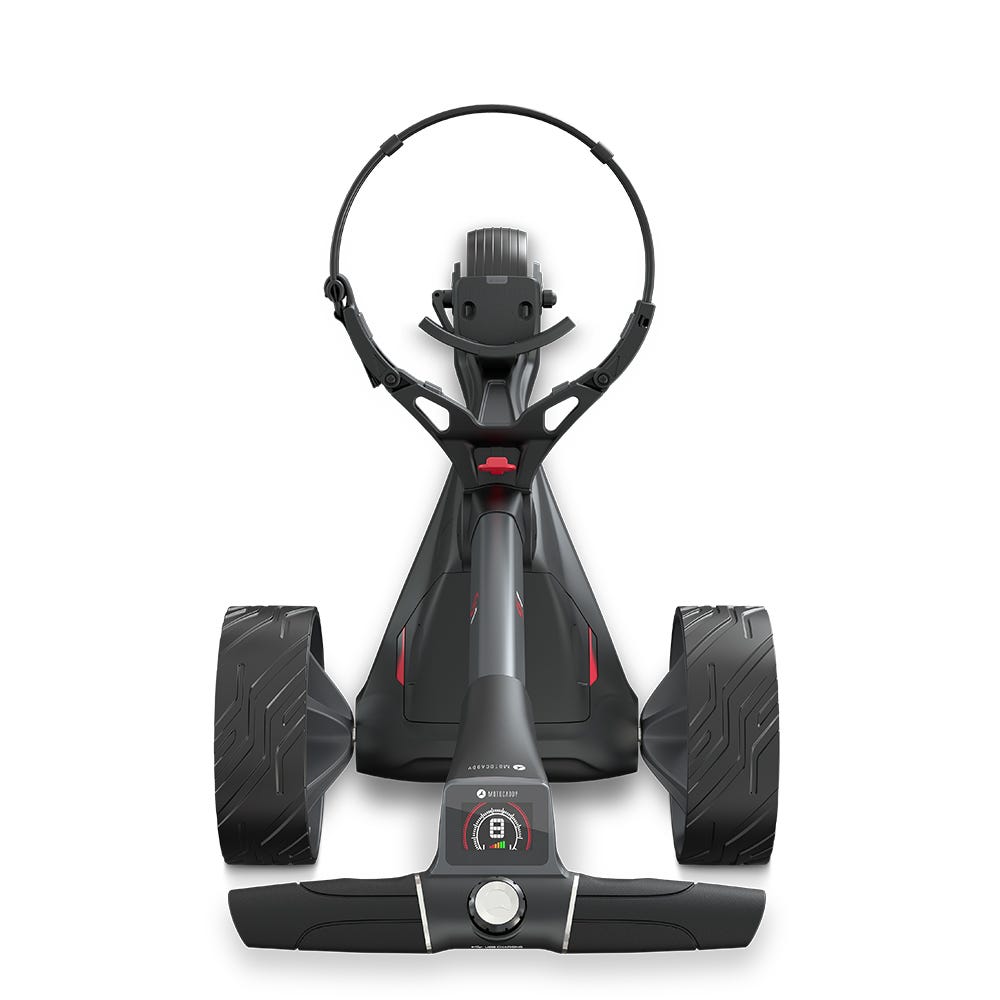 Motocaddy S1 DHC LCD widescreen display and controls