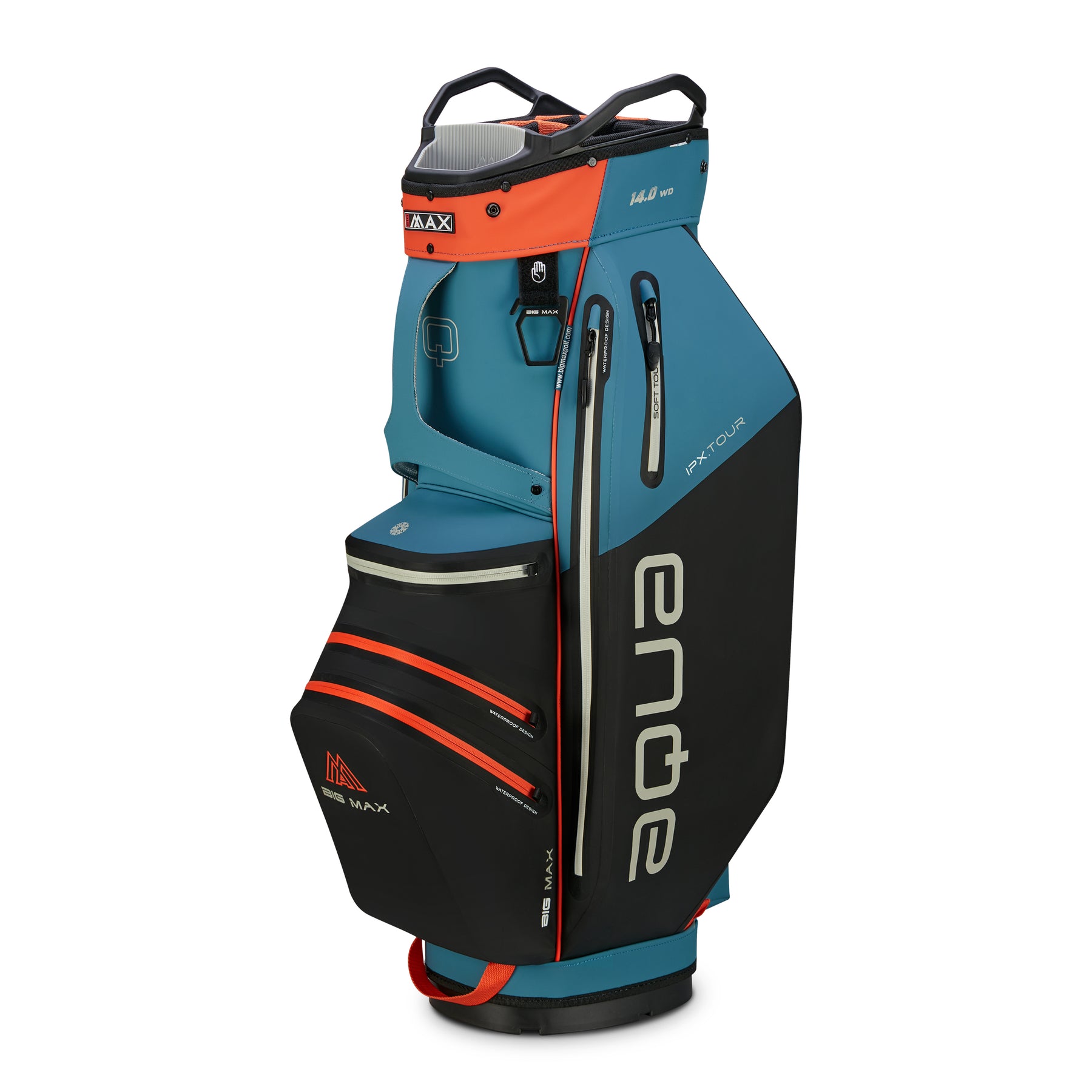 Big Max AQUA IPX.Tour bärbag blå/svart/orange huvudvy