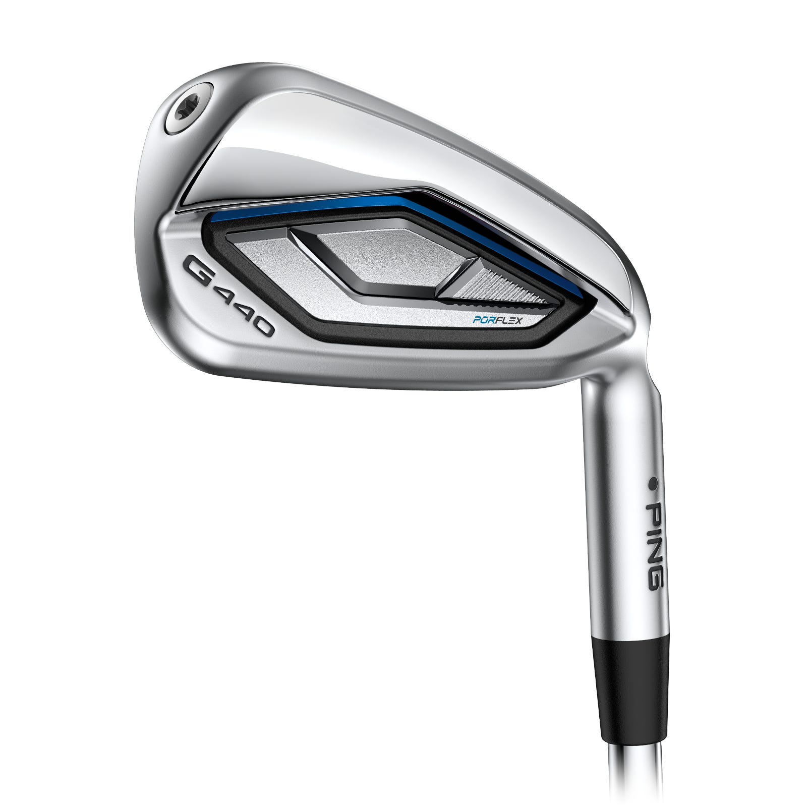 PING G440 7 iron cavity back view