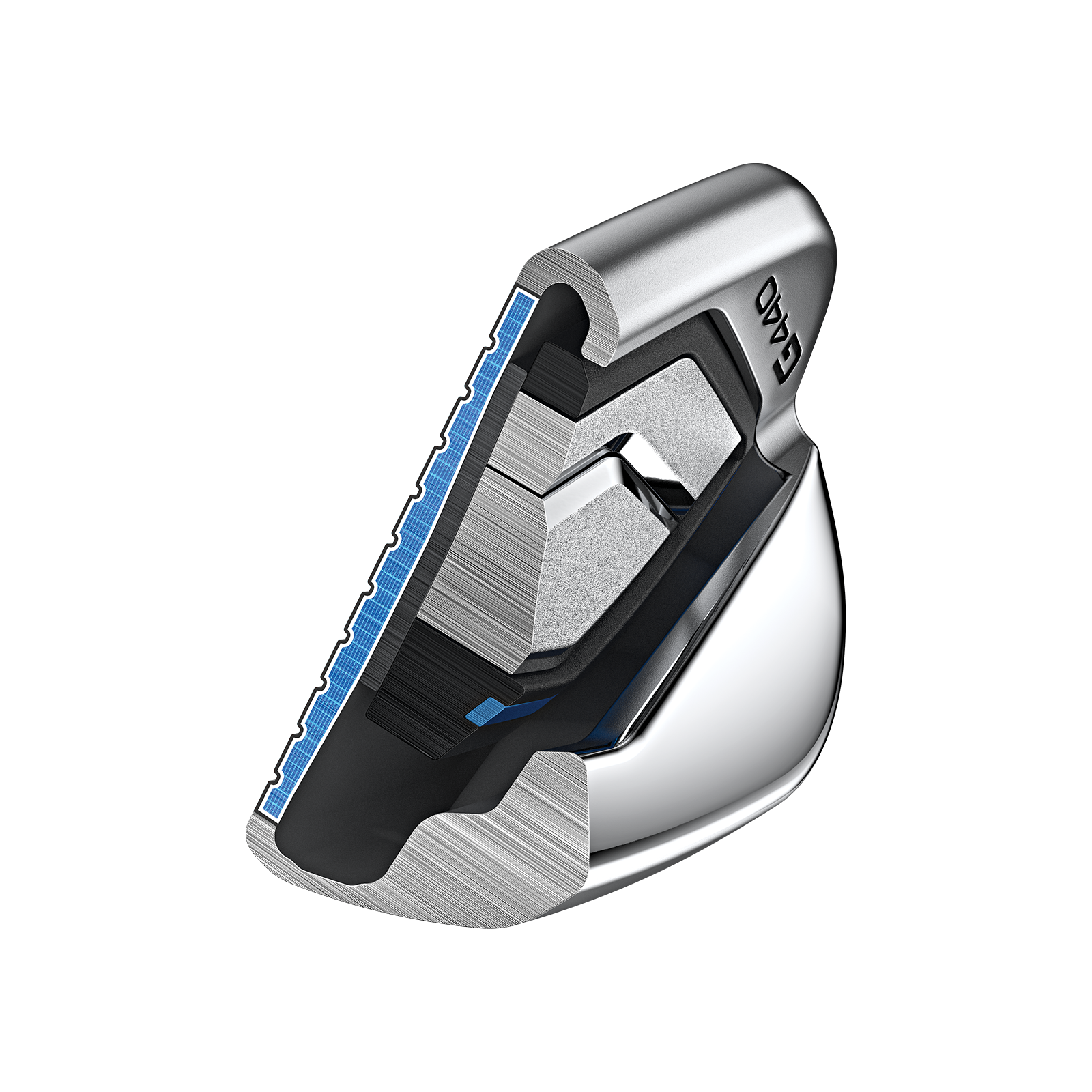 PING G440 cross section showing low and back centre of gravity