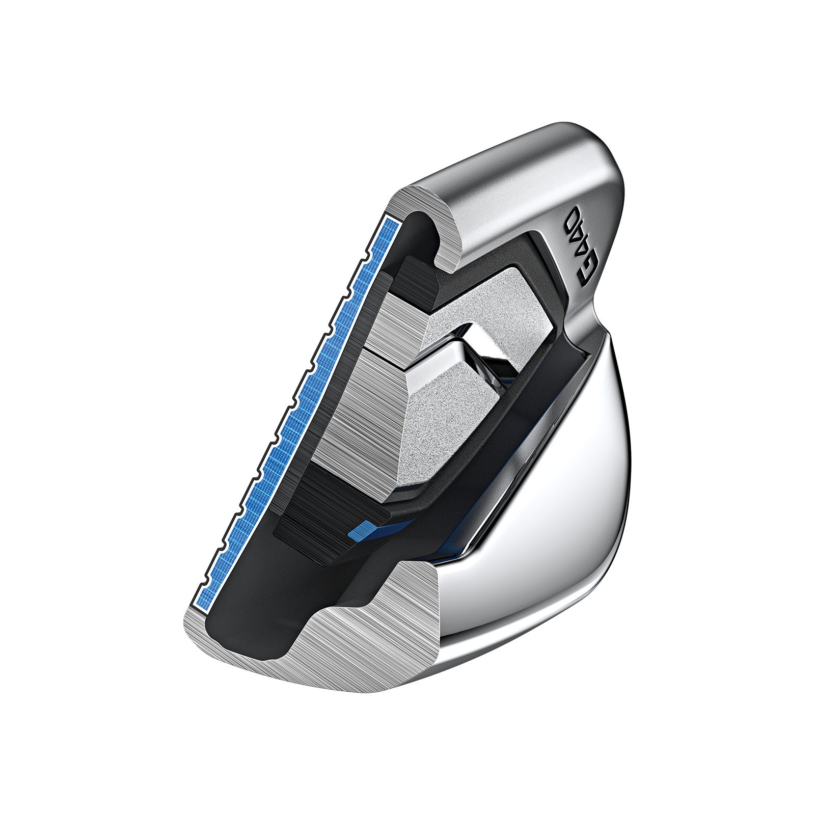 PING G440 cross-section showing low CG and PurFlex badge